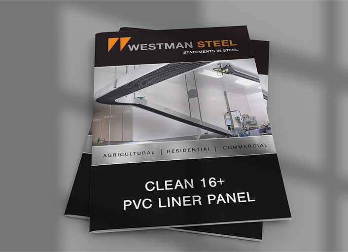 Westman Steel - Clean 16+ PVC Liner Panel
