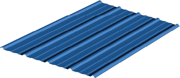 Westman Steel - Cladding - 936 blue print