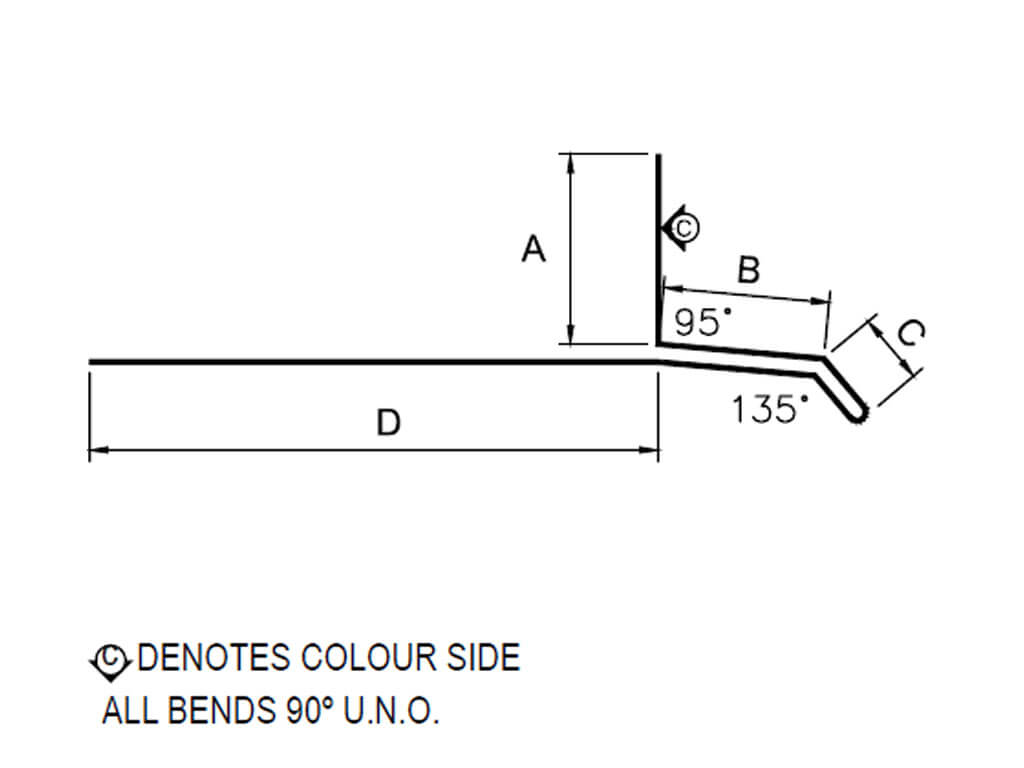 Westman Steel: #1003 Extended Drip Trim