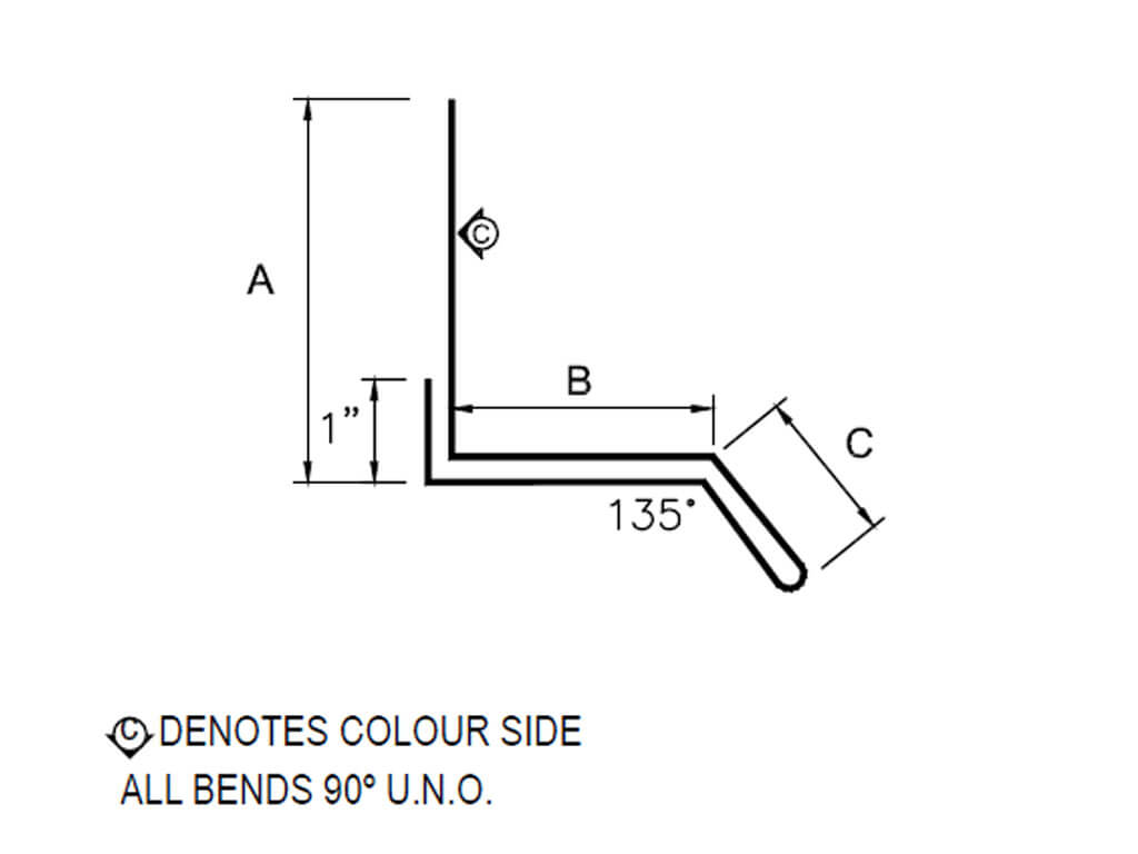 Westman Steel: #55_334 Drip Starter / Header Trim