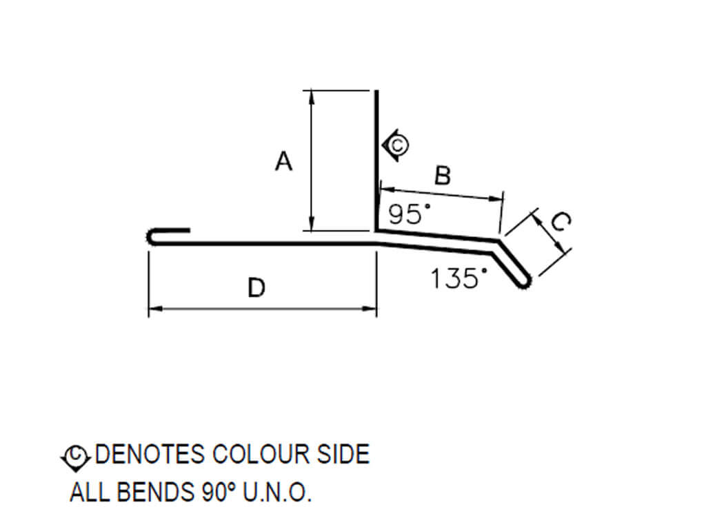 Westman Steel: #1031 Soffit Drip Trim