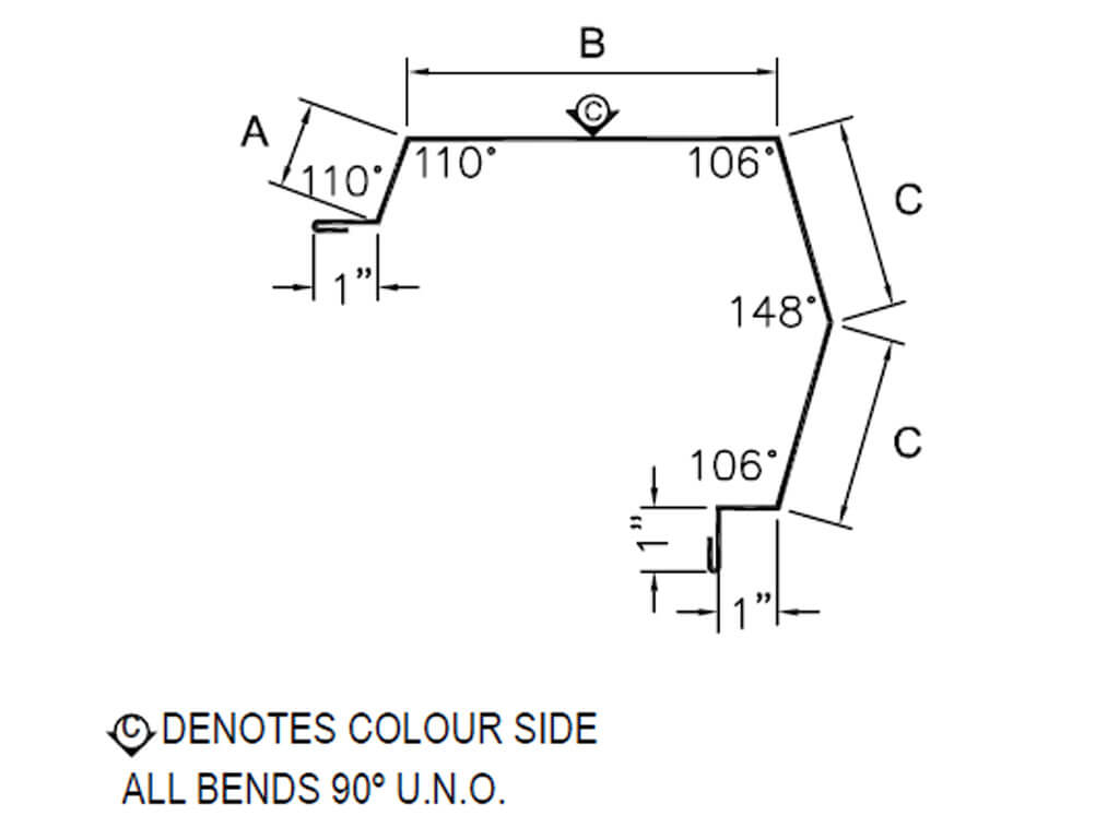 Westman Steel: #1060 Gable Trim