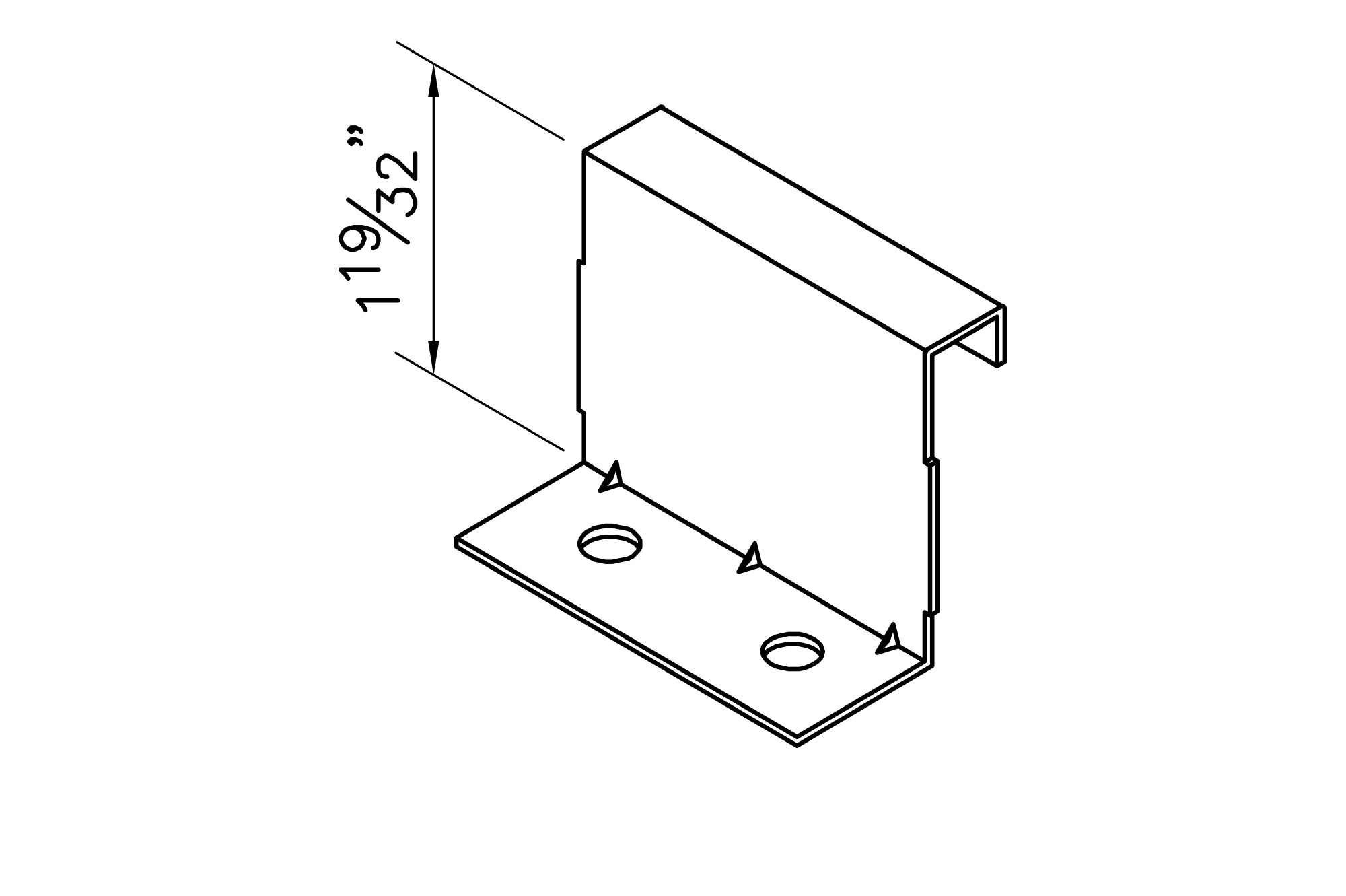 Westman Steel: 1 1/2” Fixed Mechanical Lock