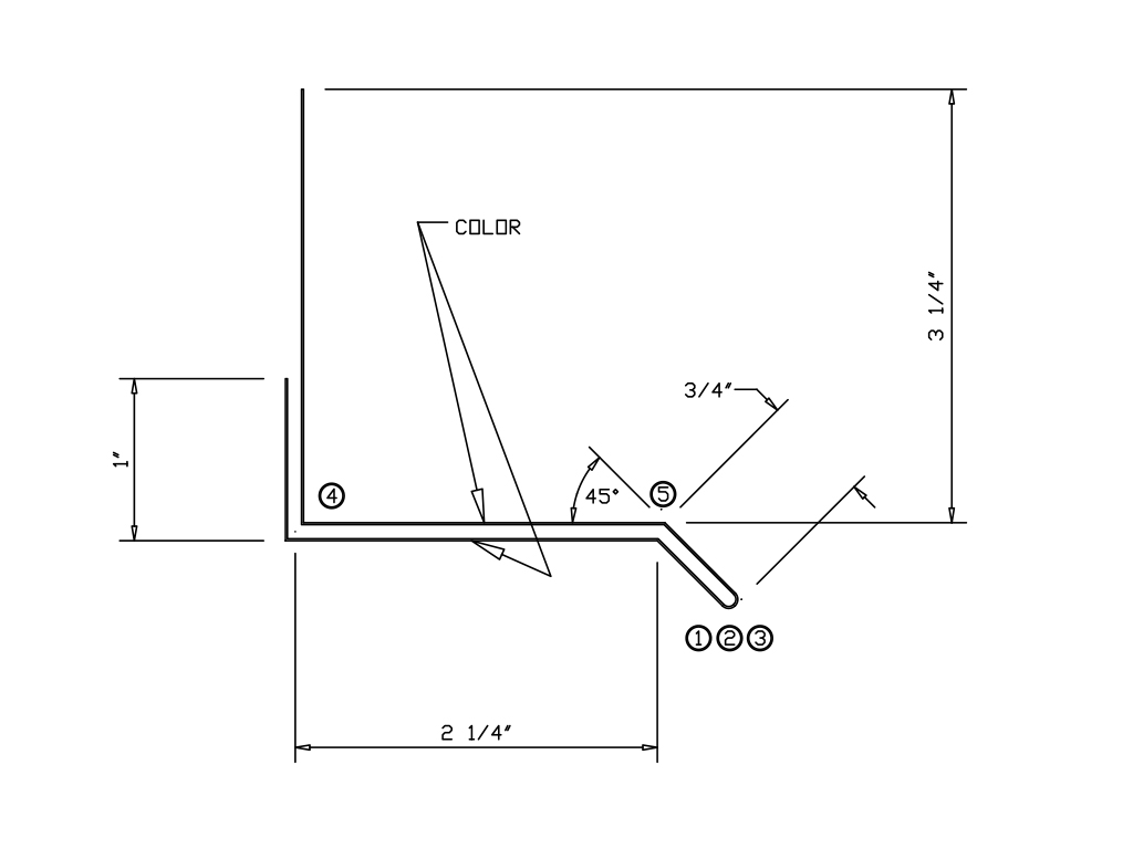 Westman Steel: #556334 HEADER FLASHING