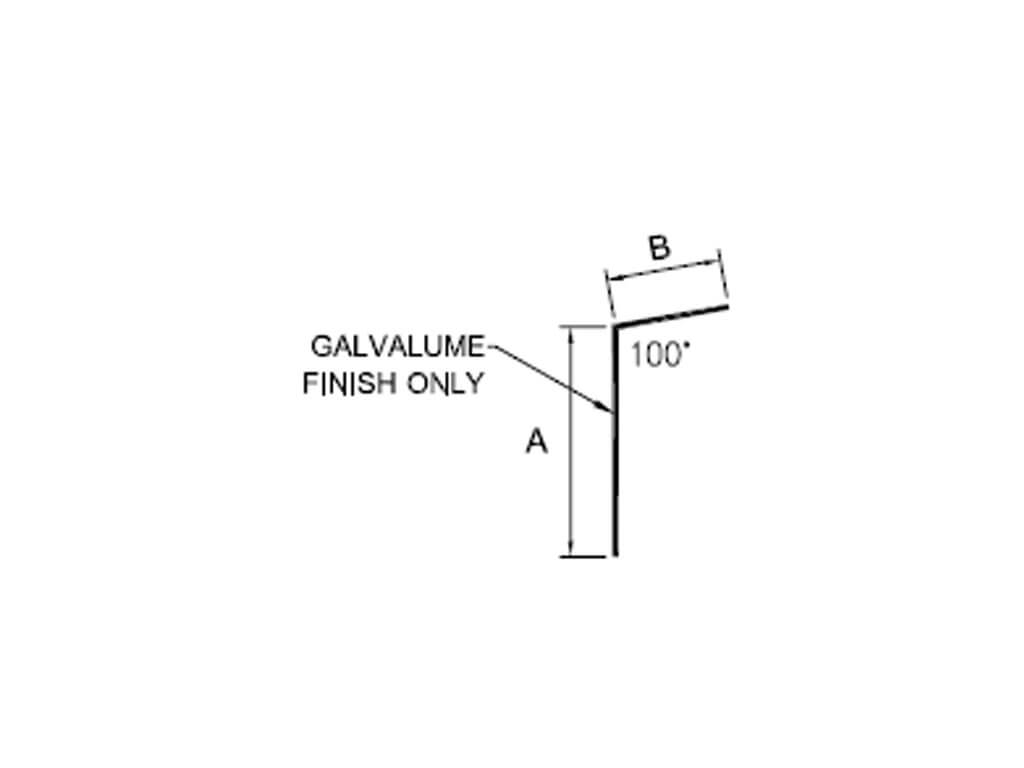 Westman Steel: #556428GU Primary Eave Trim