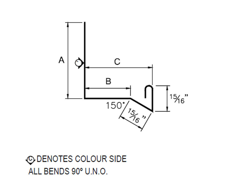 Westman Steel: #55_339 Header Trim