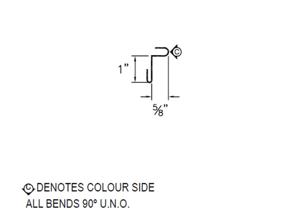 Westman Steel: #55_358 Gable Trim Lock