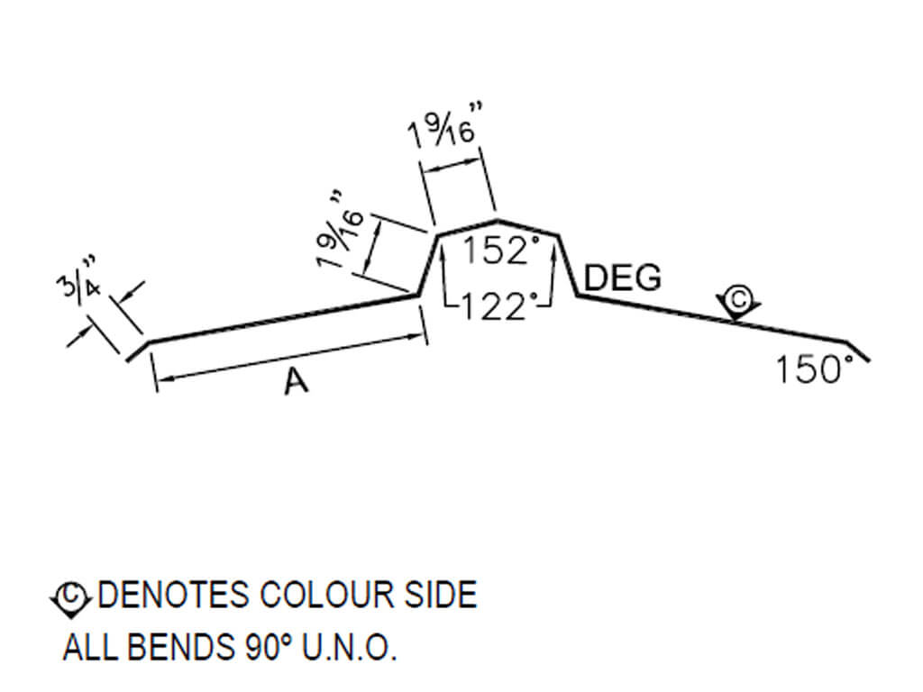 Westman Steel: #55_426 SSR Ridge Cap