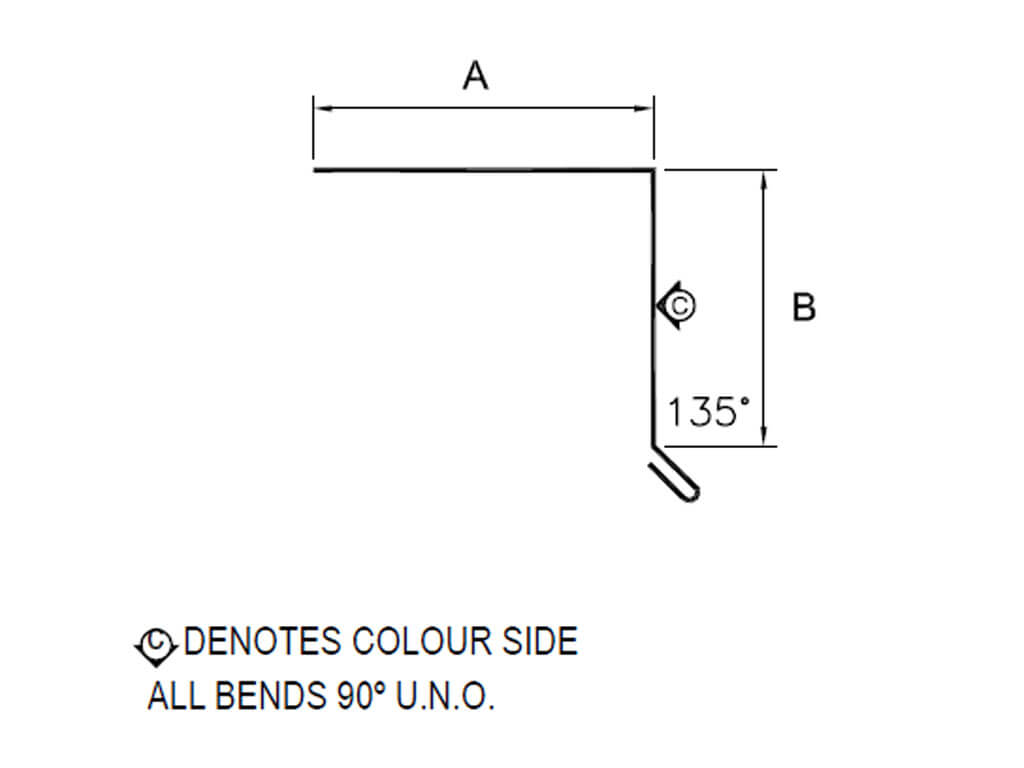 Westman Steel: #821 Gable Drip Edge