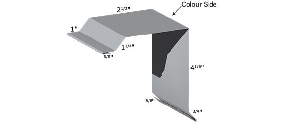 Westman Steel: #849 GABLE TRIM