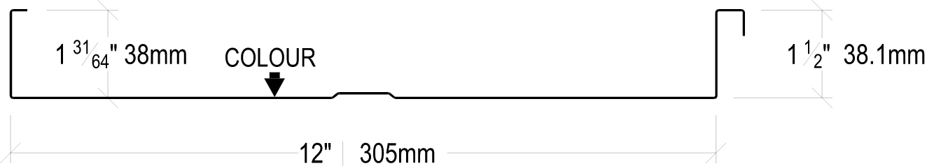 Dimensions of 1½” MECHANICAL LOCK