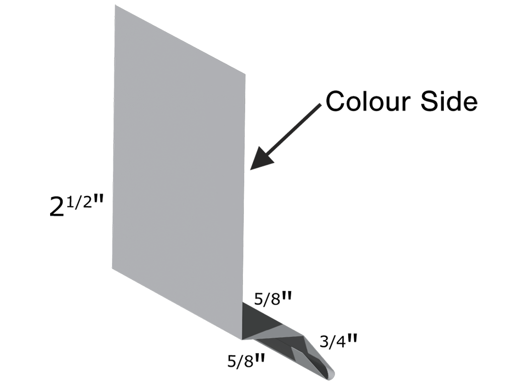 Westman Steel Products: #107 Drip Starter / Header Trim