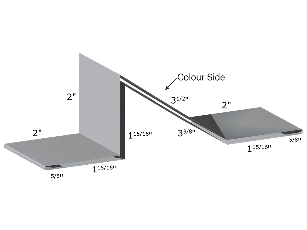 Westman Steel: #450 Custom Roof Trim 2 Piece