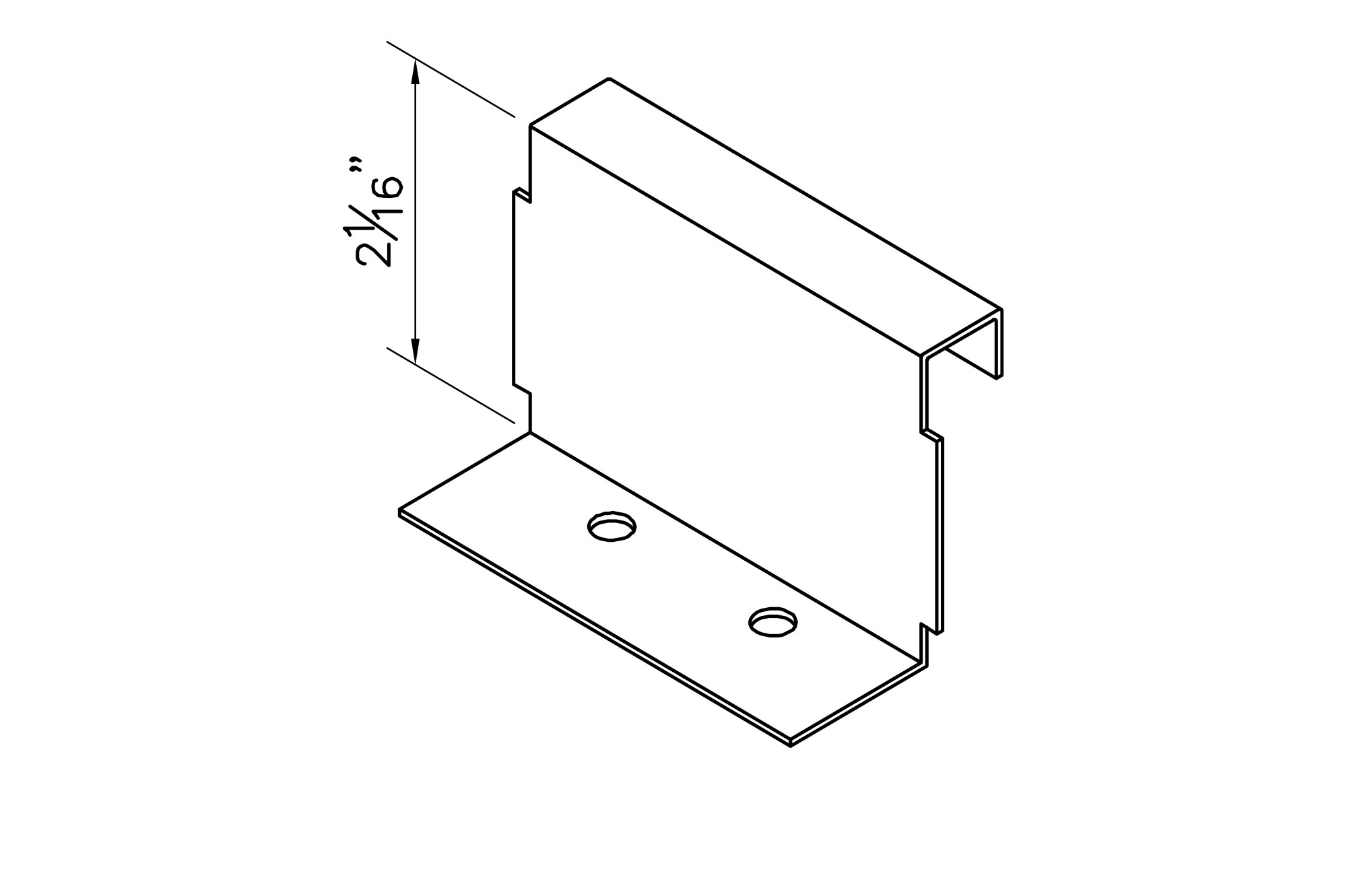 Westman Steel Products: Fixed Cip – Mech. Lock 2”